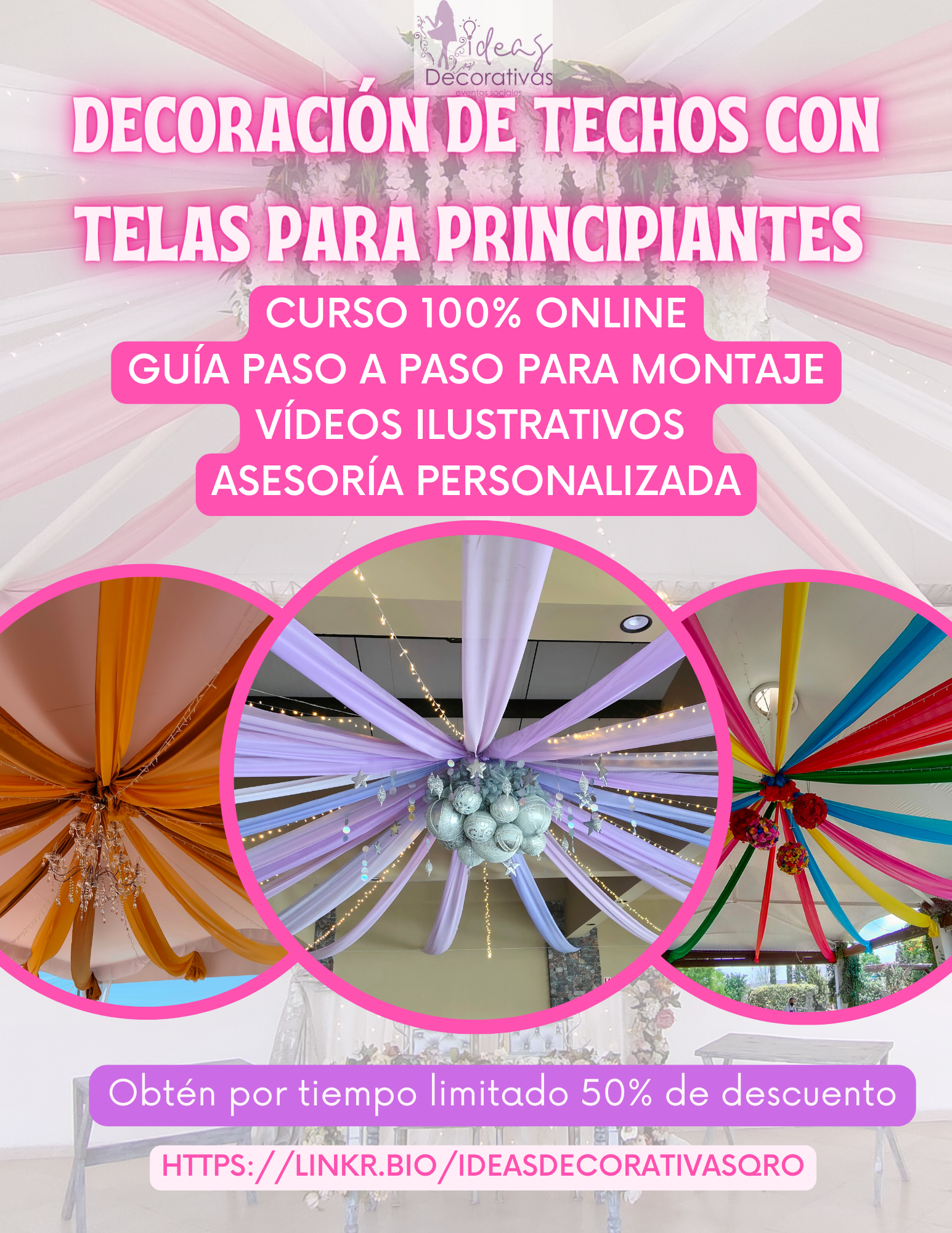 Curso Online: Decoración con Telas – De Principiante a Emprendedor Creativo